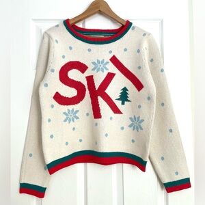 NWT Cupcakes and Cashmere Ski Sweater Size L